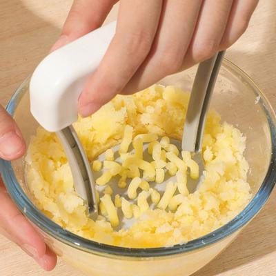 Manual Potato Masher Plastic Pressed Potato Smasher Portable Kitchen Tool For Babies Food Fruit Banana Baking