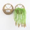 Heart-Shaped Rattan Wall Hanging Flower Basket