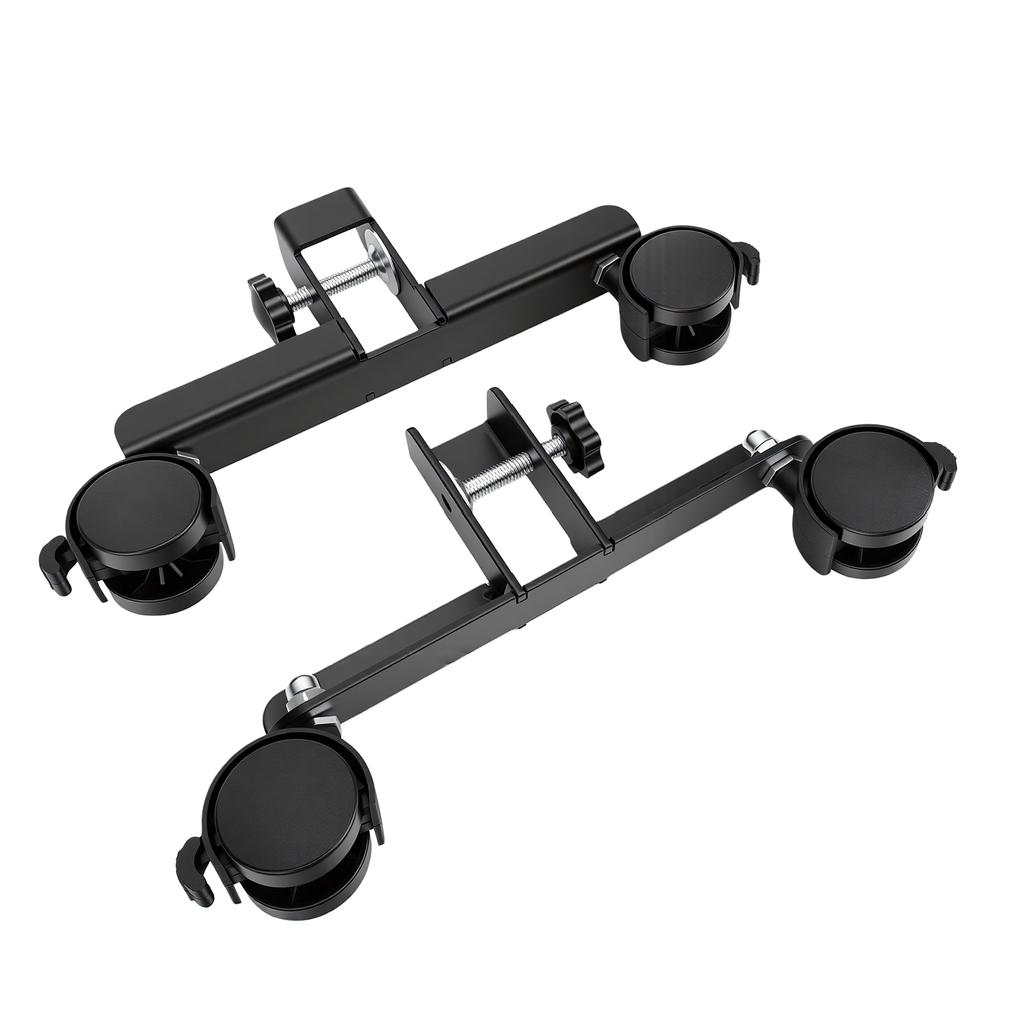 Universal Feet for Infrared Heaters, Freestanding Feet with Lockable Swivel Casters for Wall Mounted Infrared Heating