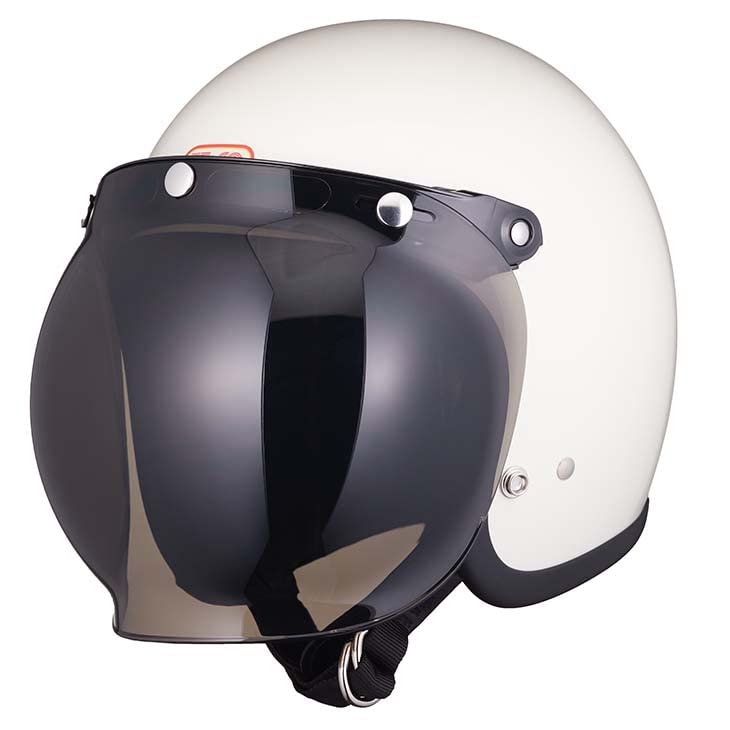 Shield Bubble Shield Light Smoke Jet Helmet Full Face Vintage Compatible with general SG standard helmets TT&CO.