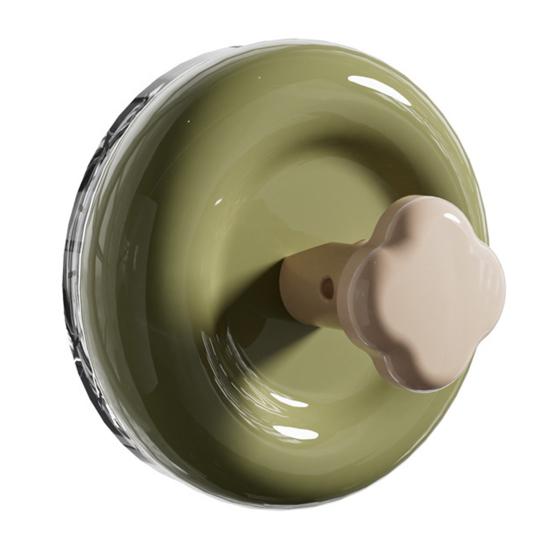 Suction Cup Hook Wall Mounted Hook Bag Key Hanger No Drilling Installation Heavy Duty Hanger for Kitchen Bathroom Bedroom зелёный