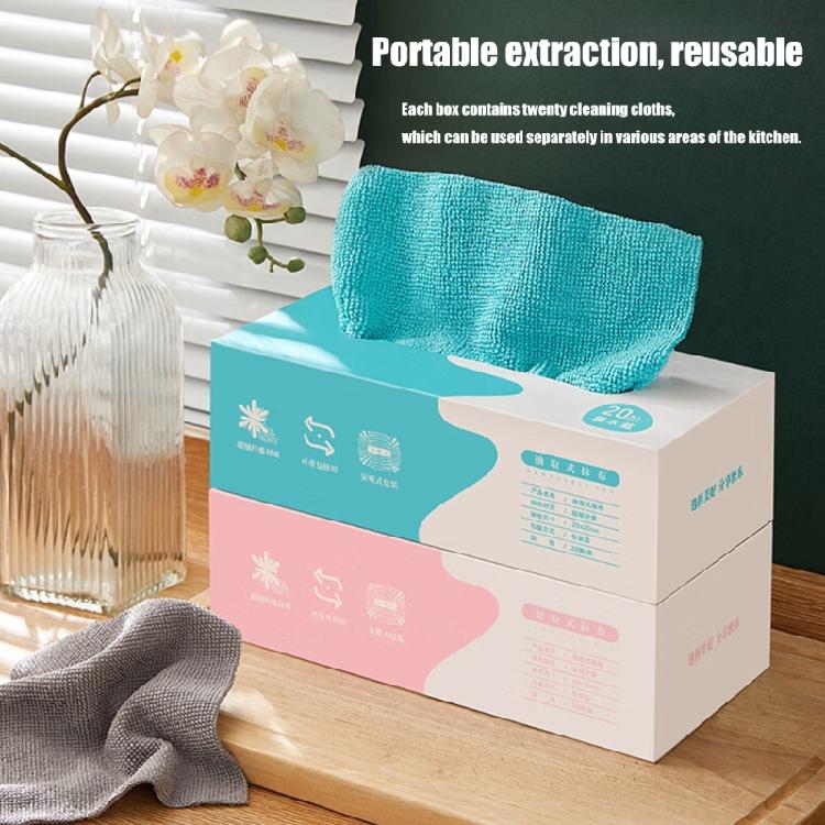 3x20 Sheets Quick Pull Household Wipes Absorbent Fiber Cloth for Countertop Appliance Sanitizing