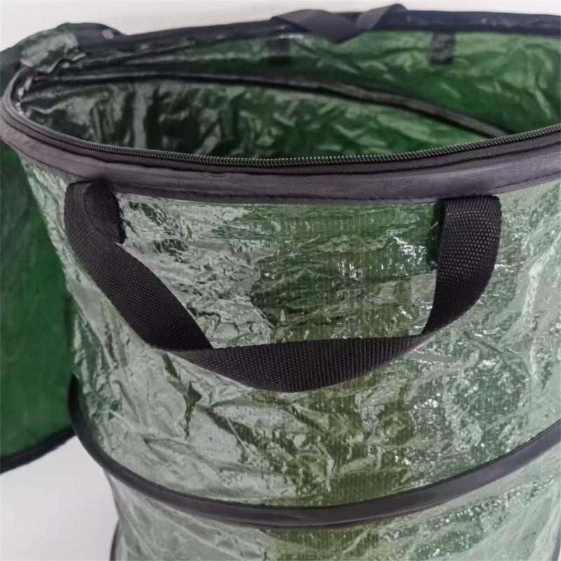 Gallon Popup Outdoor Garbage Can Folding Trash Can Garbage Storage Trash Bag for Camping Parties Yard Waste Storage