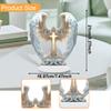 2D Christmas Scene Decor with Stand Unique Display Artwork Standing Acrylic Tabletop Sign for Shelf Indoor Cabinet Holiday