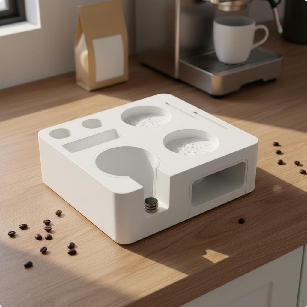 Espresso Pressing Station MultiFunctional Coffee Tamper Stand Universal 51/58mm Portafilter and