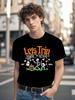 Halloween Graphic T-shirt - LET's TRIP Spooky Trip Design with Skeletons