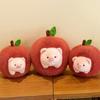 The  Able Apple Pig Plush Toy Doll Cute Pig Doll Detachable Throw Pillow Doll Gift Grabber Doll
