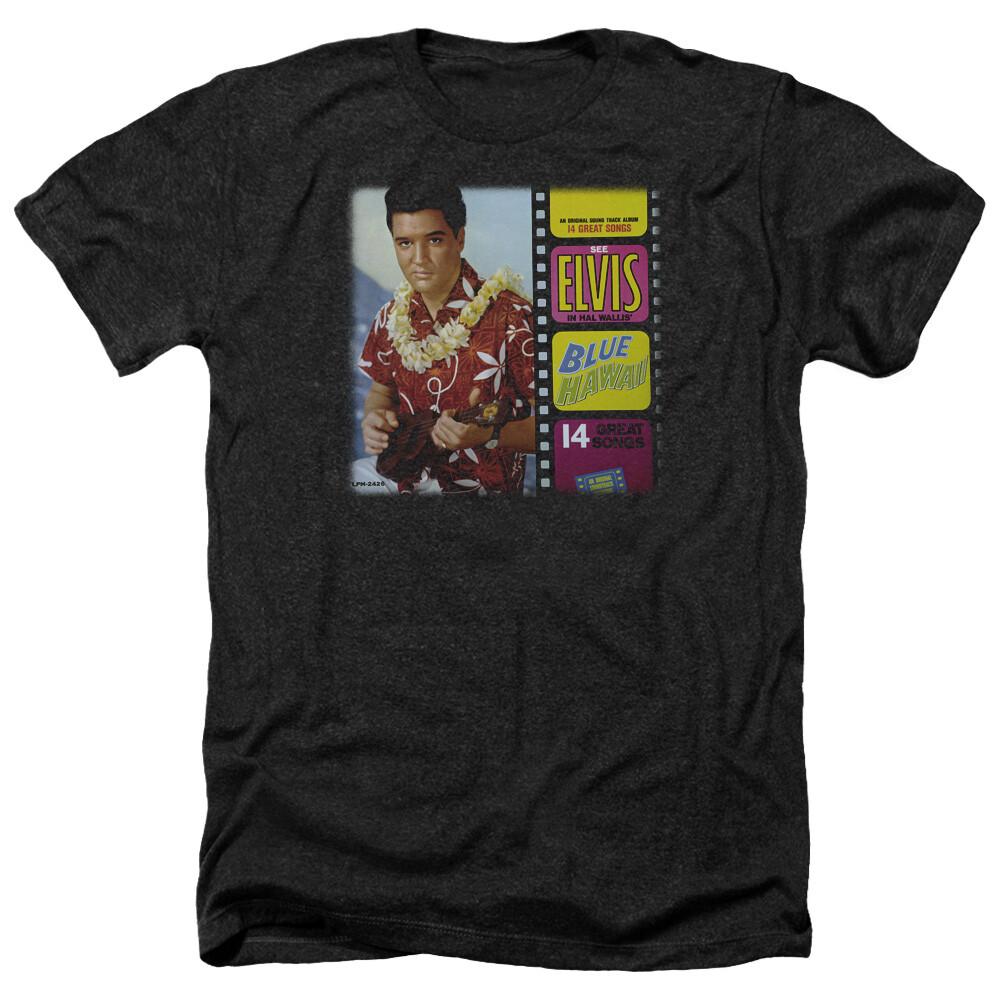 T-ShirtELVIS PRESLEY BLUE HAWAII Licensed Adult Men s Heather Band Tee Shirt SM-3XL XXXL