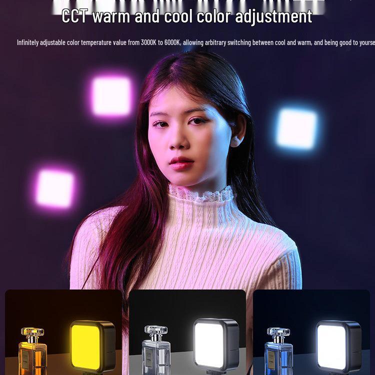 Mini Portable RGB Fill Light for Selfies, Streaming, and Photography