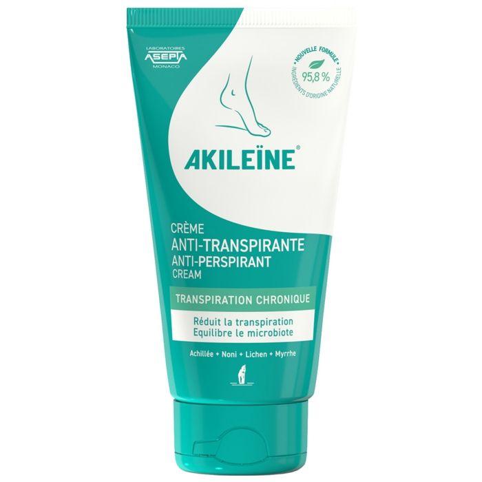 Akileïne Crème Anti-Transpirante Transpiration Chronique 75 Ml