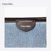 Calvin Klein Women's Monogram Denim Boston Shoulder Bag