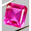 Square Cut 11 Carat Natural Sapphire Pink Loose Gemstone CERTIFIED Earring Size