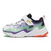 Disney X Li Ning Comfortable Versatile Non-Slip Shock Absorbing Durable Lightweight Kids Casual Shoes Kids Casual Shoes White Purple Green YKNS122-1