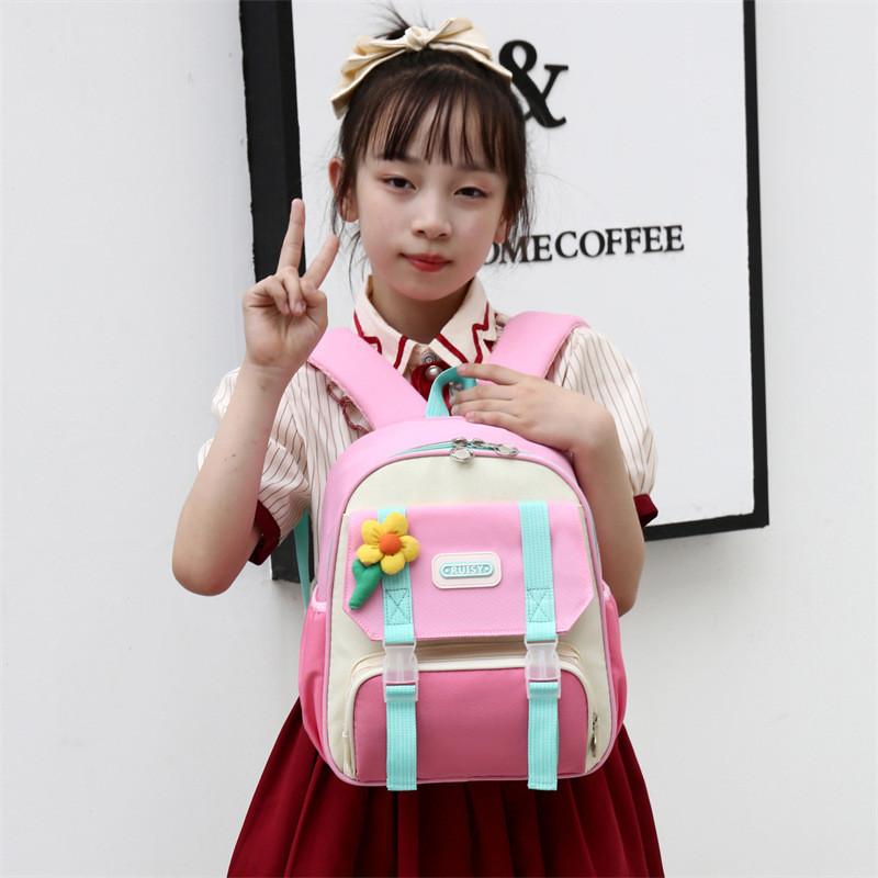 Adorable Oxford Fabric Animal Design Kids Backpack Breathable For Boys And Girls