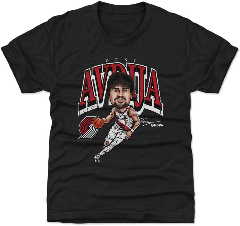 Deni Avdija Karikatur Portland Trail Blazers T-Shirt