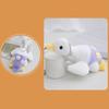 Cute Flower Goose Plush Toys Soft Stuffed Kawaii Small Animal Doll Cartoon Bag Keychain Charms For Kids Girls Christmas Gifts