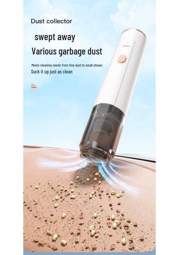 Rechargeable Ultra-Quiet Desktop Vacuum Cleaner for Coffee, Crumbs, and More.