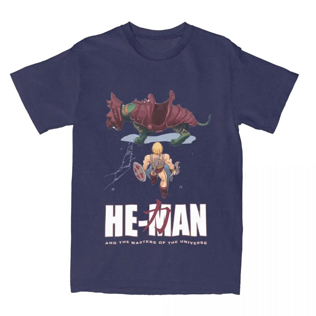 He-Man Władcy Wszechświata Koszulka Odzież Męska Damska Rekreacyjna Koszulka z Krótkim Rękawem Topy Pomysł na Prezent