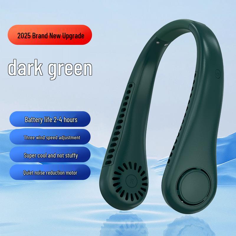 Portable Neck Fan: Long Battery Life, USB Rechargeable, Bladeless, Silent, Wearable and Compact