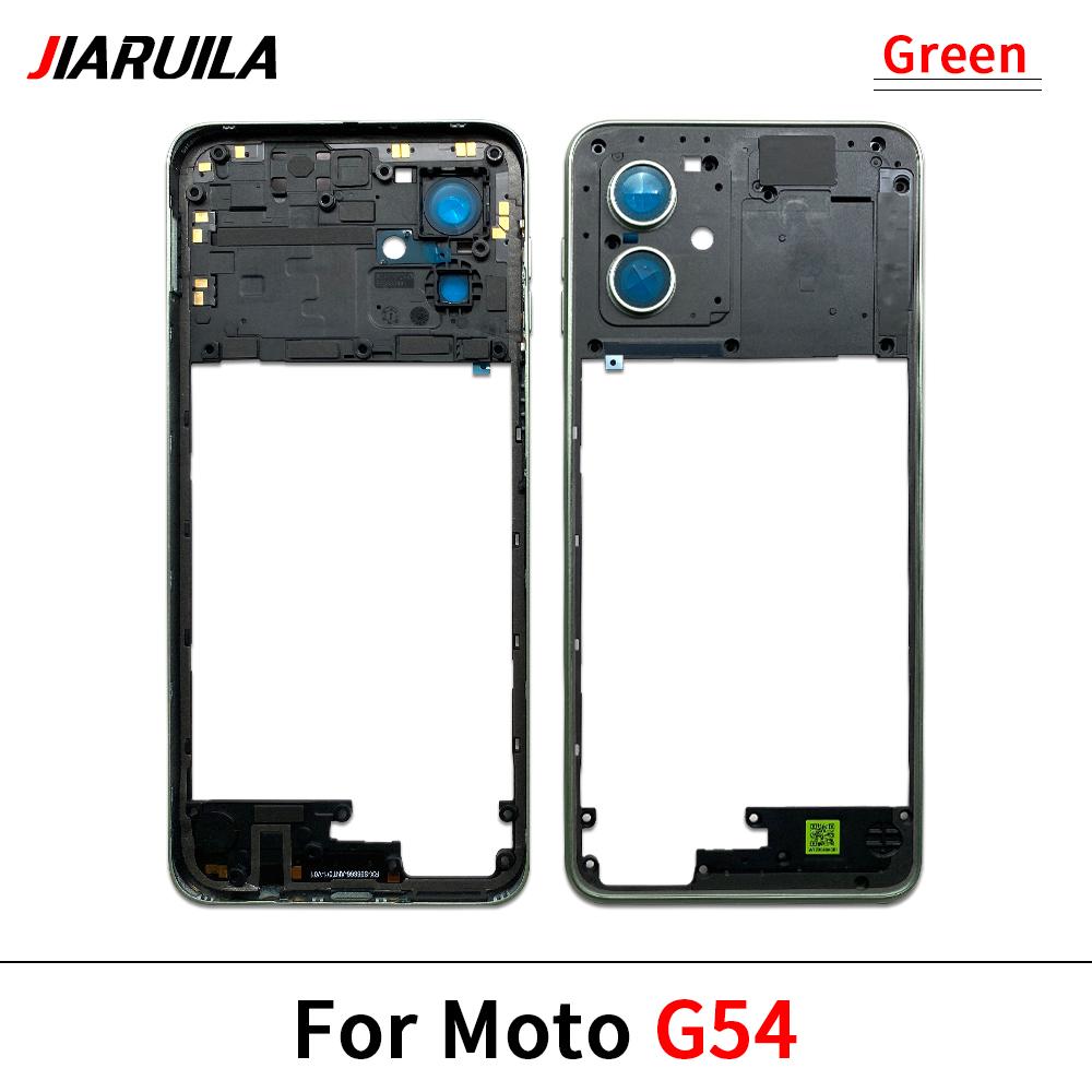 NEW Back Cover Middle Frame Holder Housing For Moto G04 G23 G34 G53 G54 G62 G72 G73 Middle Frame Repair and Replacement Parts