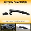 Exterior Door Handle Rear Passenger Side For 2011-2016 Hyundai Primed Elantra