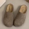 Crestar Mode Flache Hausschuhe für Damen Outdoor Gemütliche Weiche Flache Mules Damen Retro Frühling Hausschuhe Rutschfeste Strandschuhe