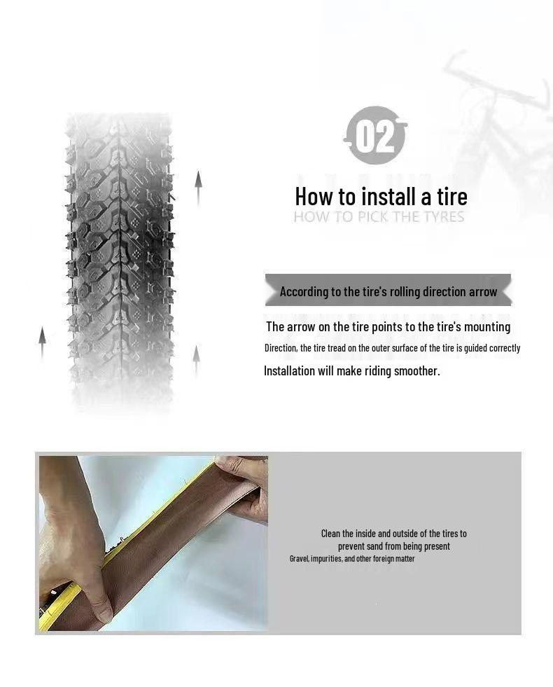 Mountain Bike & Stroller Tires 12-26 Inch, 1.75-2.125