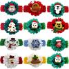 30/50pcs Christmas Dog Pet Accessories for Small Middle Large Dogs Bowtie with Elastic Band Pet Dog Bowties Grooming Product