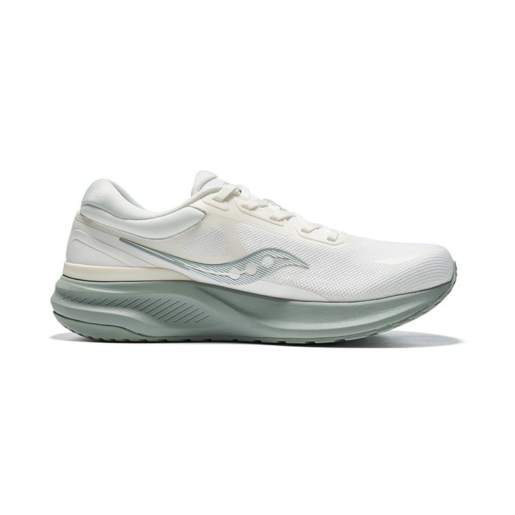 Saucony Puff X  Daily Walking Comfortable Soft Durable Lightweight Breathable Low-Top Short Distance Running Shoes Unisex sneaker Light-Gray S28194-10