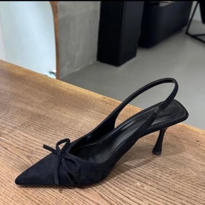 Dámské sandály Značkové Letní Nazouvací Vysoký podpatek Módní Mašle Slingback Lodičky Striptýzová párty Dámské Sandalias