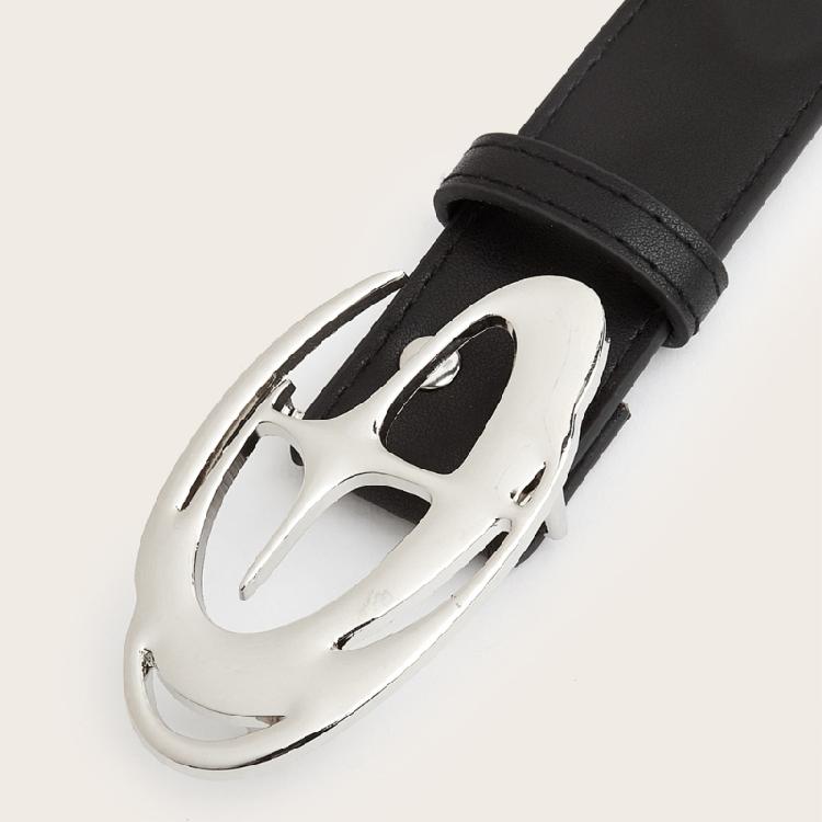 Pin Buckle PU Leather Belt Woman Casual Waist Belt Pants Belt Girl Dress Belts