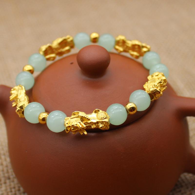 B38 Cute Bracelet Good Luck Mascot Bracelet Chinese Beast Wealth Honor Wristband Charm Exquisite Men Women Bracelet Trend Femme
