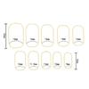 24 Pieces Short French Tip Press On Nail Square Shape False Nail Stick on Nail With Bows And Flower Design For Women