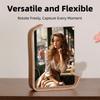 Photo Display 6 Inches Wooden Photo Frame Acrylic Material Alien Double-sided Frame Tabletop Display Photo Frame Gift