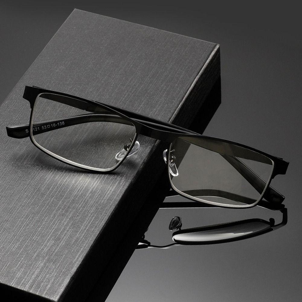 Blue Ray Blocking Anti-Blue Light Reading Glasses Metal Eye Protection Hyperopia Glasses Classic Ultralight