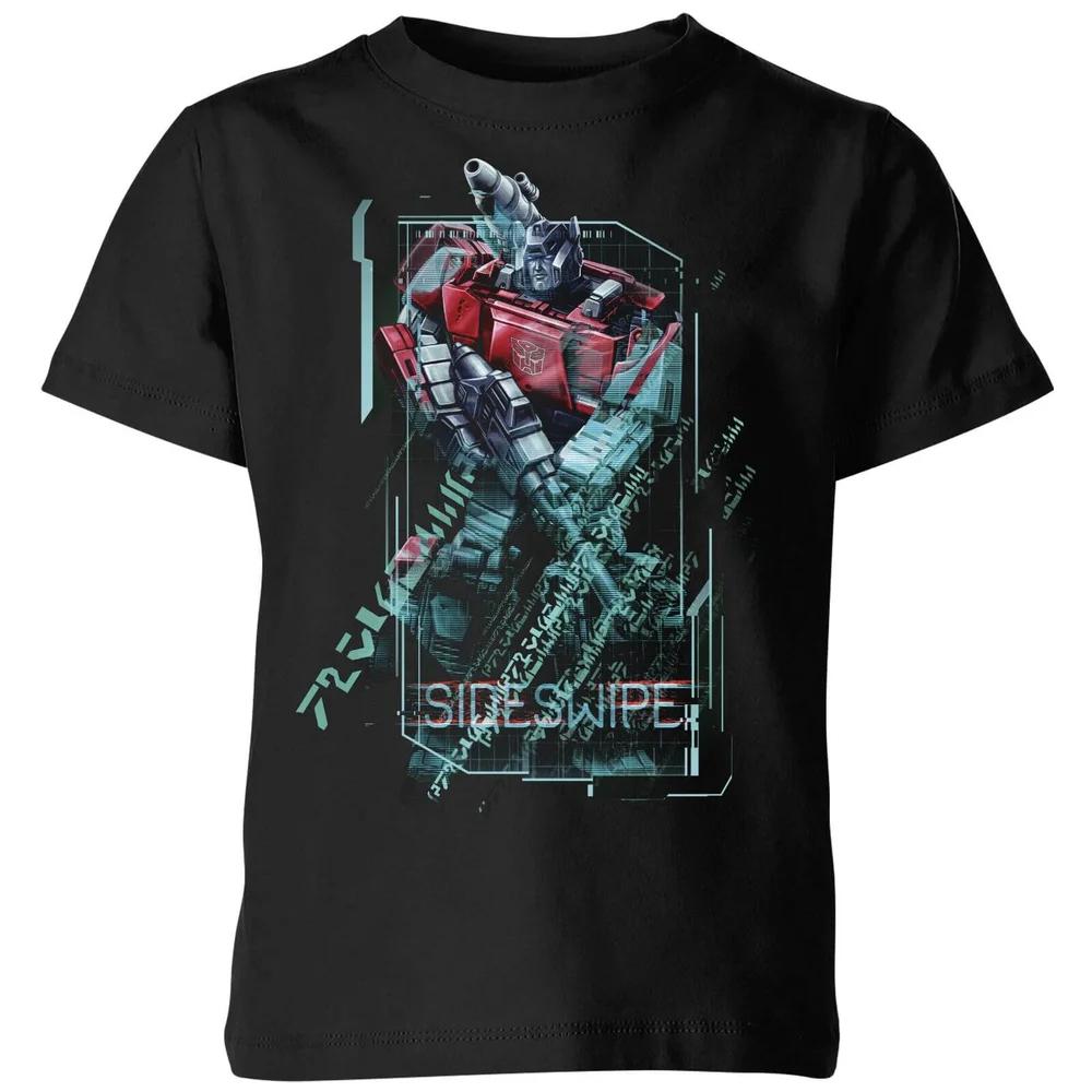 Transformers Sideswipe Tech Kids  T-Shirt - Black - 3-4 Years 120