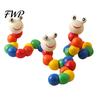 Interactive Caterpillar Toy Kids Wooden Bead Toy, Educational Twisting for Fine Toddler Motor Skills, Number Color Preschool Learning Toddlers
