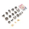 Polymer Clay Cutters Set 126 Pcs Clay Cutters Earring Hook Ear Studs Polymer Clay Earring Kit for DIY Jewelry Making