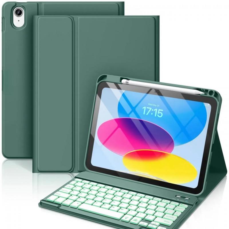IPad Air 4/5 10.9 Inch Bluetooth Keyboard Case With Pen Slot TPU Cover Stand Sleep Function Anti-Shock