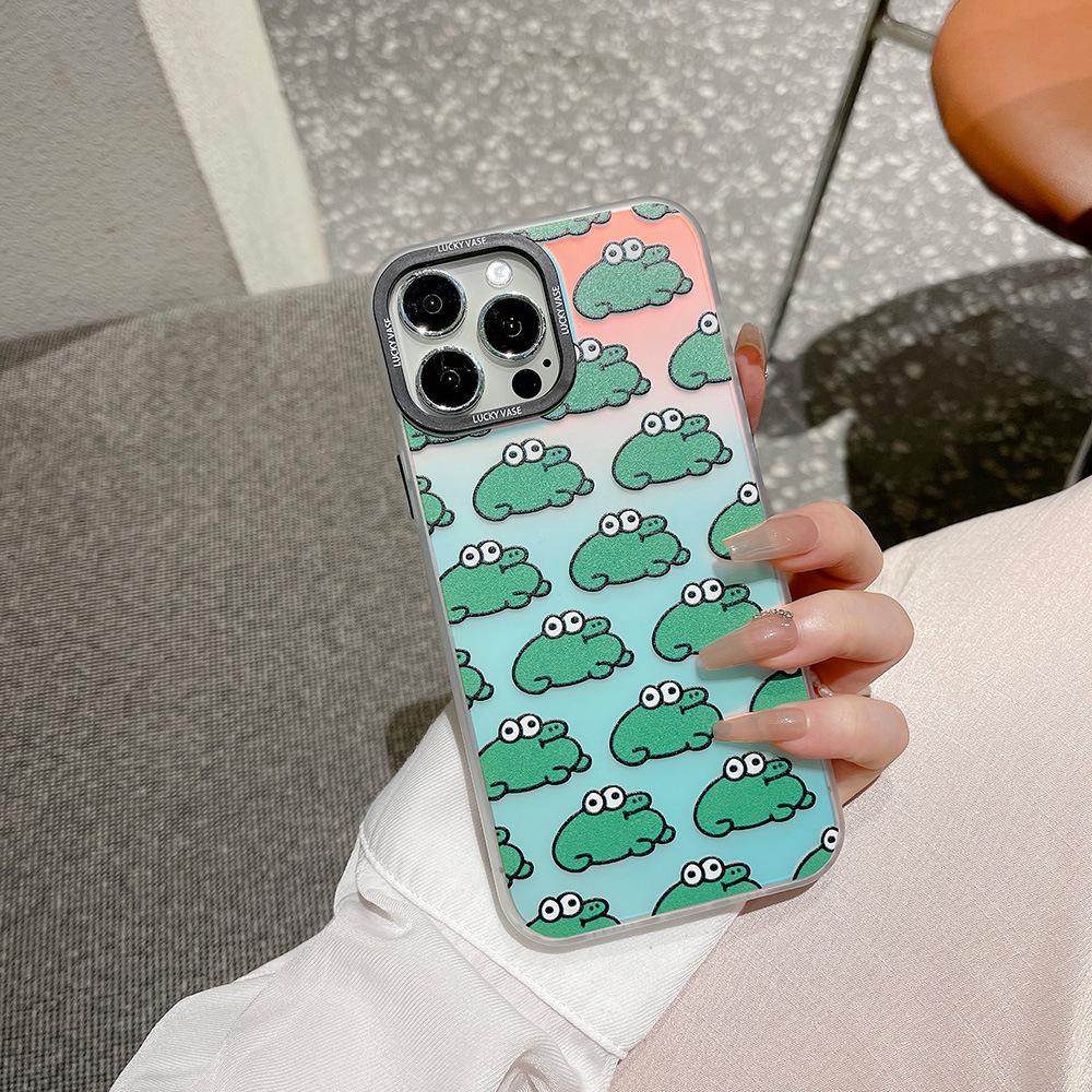 Thinking Frog for Apple 16promax Mobile Phone Case for IPhone14pro New Model 13promax Creative 12
