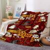 Custom Name Gryffindor Pride Loyalty blanket for Couch & Bed, Plush Cozy Fuzzy Blanket Super Soft & Warm Blankets for Fall and Winter. 090896