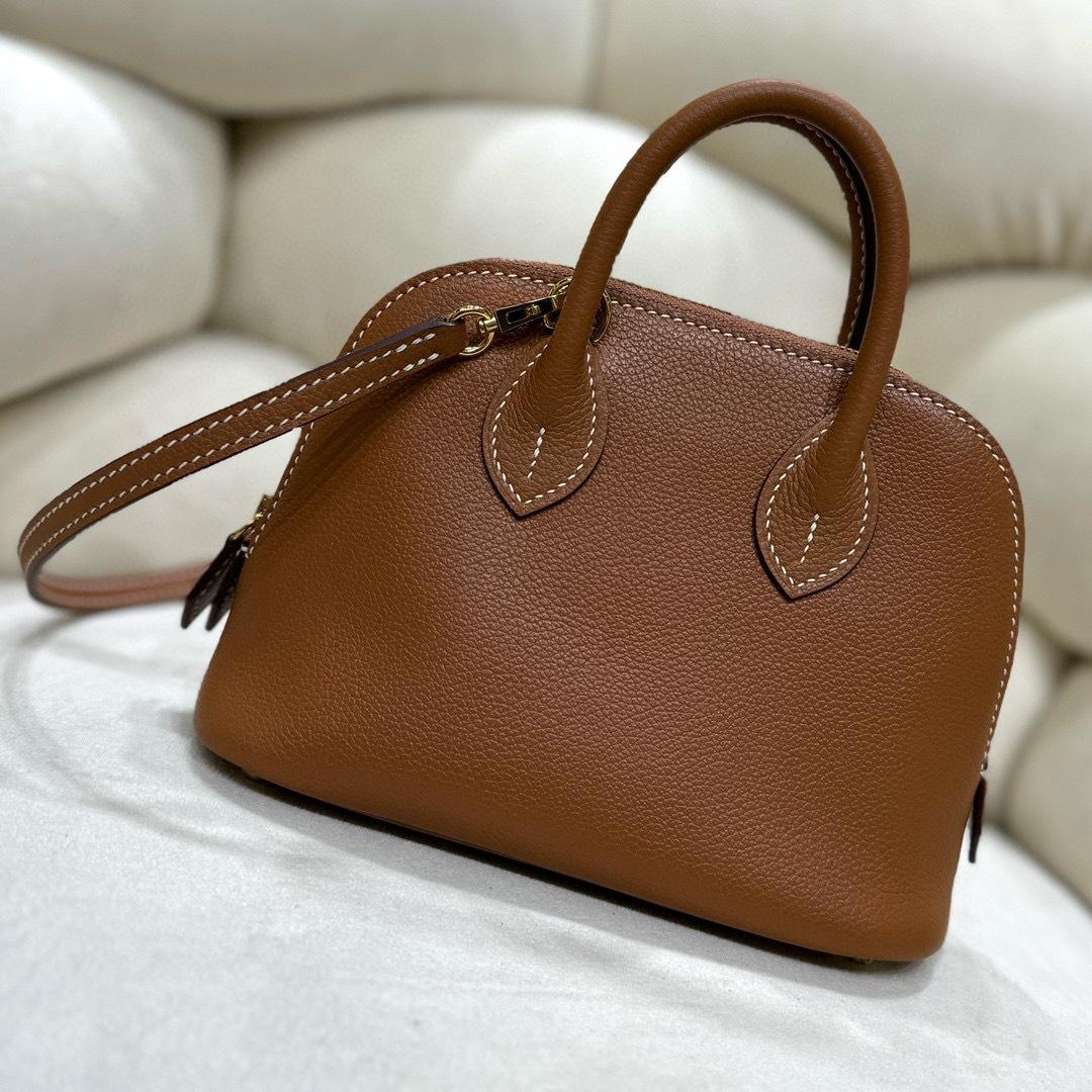 

Ручная работа вощеная нить новый мини-боулинг мини-ракушка сумка на плечо сумка-мессенджер импортная кожаная сумка Gold buckle золотисто-коричневый