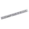 3D ABS Kompressor Logo Car Rear Trunk Emblem Badge Sticker For Mercedes Benz C E SLK C230 C180 C200 Car Styling Accessories RZ1