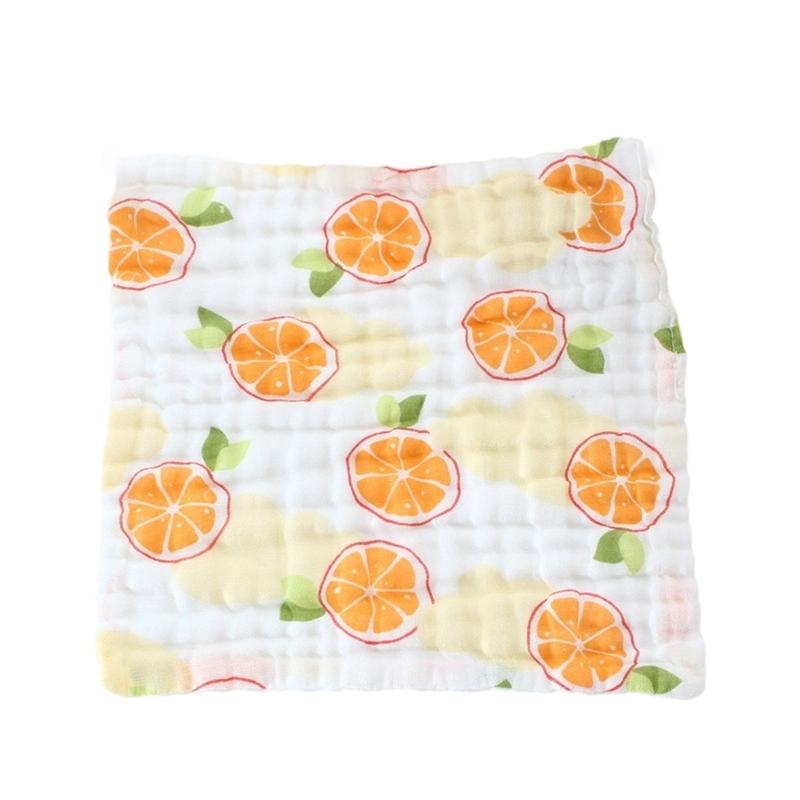 Cotton Baby Burp Cloth Soft and Breathable Newborns Washcloth for Teething Time Gentle Skin Care 30x30cm