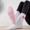 Sports Socks, Women's Mid-calf Socks, Anti-slip Yoga Socks, Personalized and Trendy Embroidery, Fitness Training, Pilates