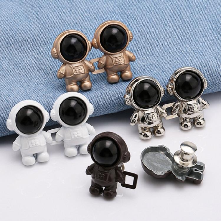 Detachable Jean Button Clasps Adjustable Waist Buckle Snap Pants Waist Tightener