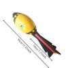 1pc Torpedo Throwing Ball PU Foam Flying Ball With Whistle With Tail Soft Rocket Ball Outdoors Throwing Toys