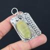 Natural Polychrome Jasper Gemstone Jewelry 925 Sterling Silver Pendant For Women