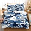 Digital Printing Three-Piece Kit Quilt Cover Pillowcase Leopard Print Bedding