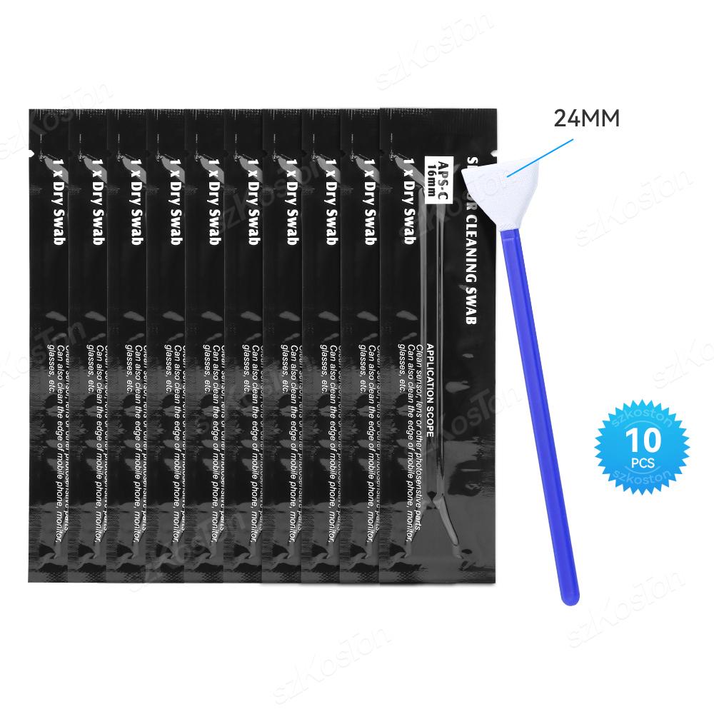 Concept Cleaning Swab Full Frame Sensors 10PCS Individually Vacuum Packed Swabs Brush For DSLR Digital Camera